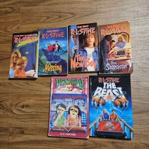 Lot of 6 RL Stine Fear Street Deadtime Stories Horror Book PB Vintage 90s Retro